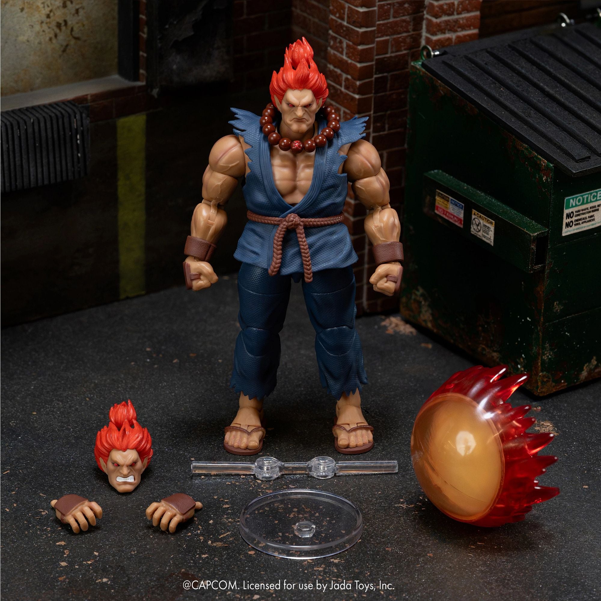 Jada Toys Ultra Street Fighter II Akuma action figure 1/12