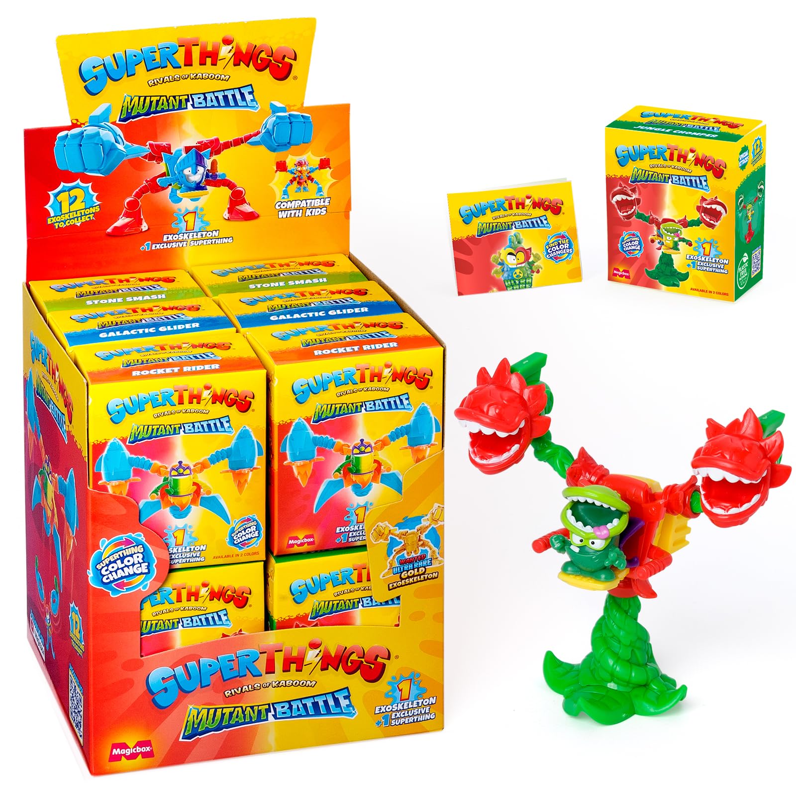 Superthings Mutant Battle 12 Exoskeleton Figure Collezione