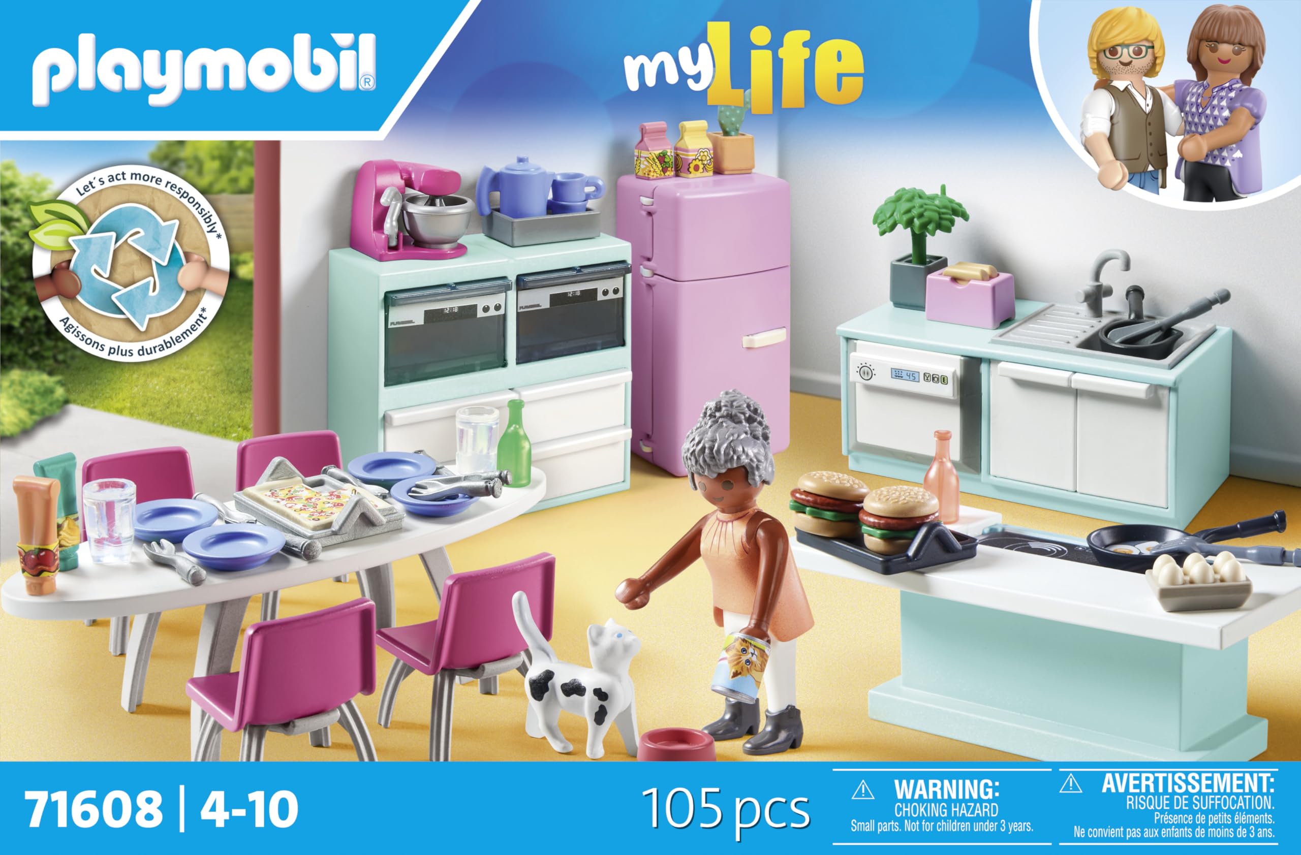 Playmobil My Life 71608 playset Cucina con isola