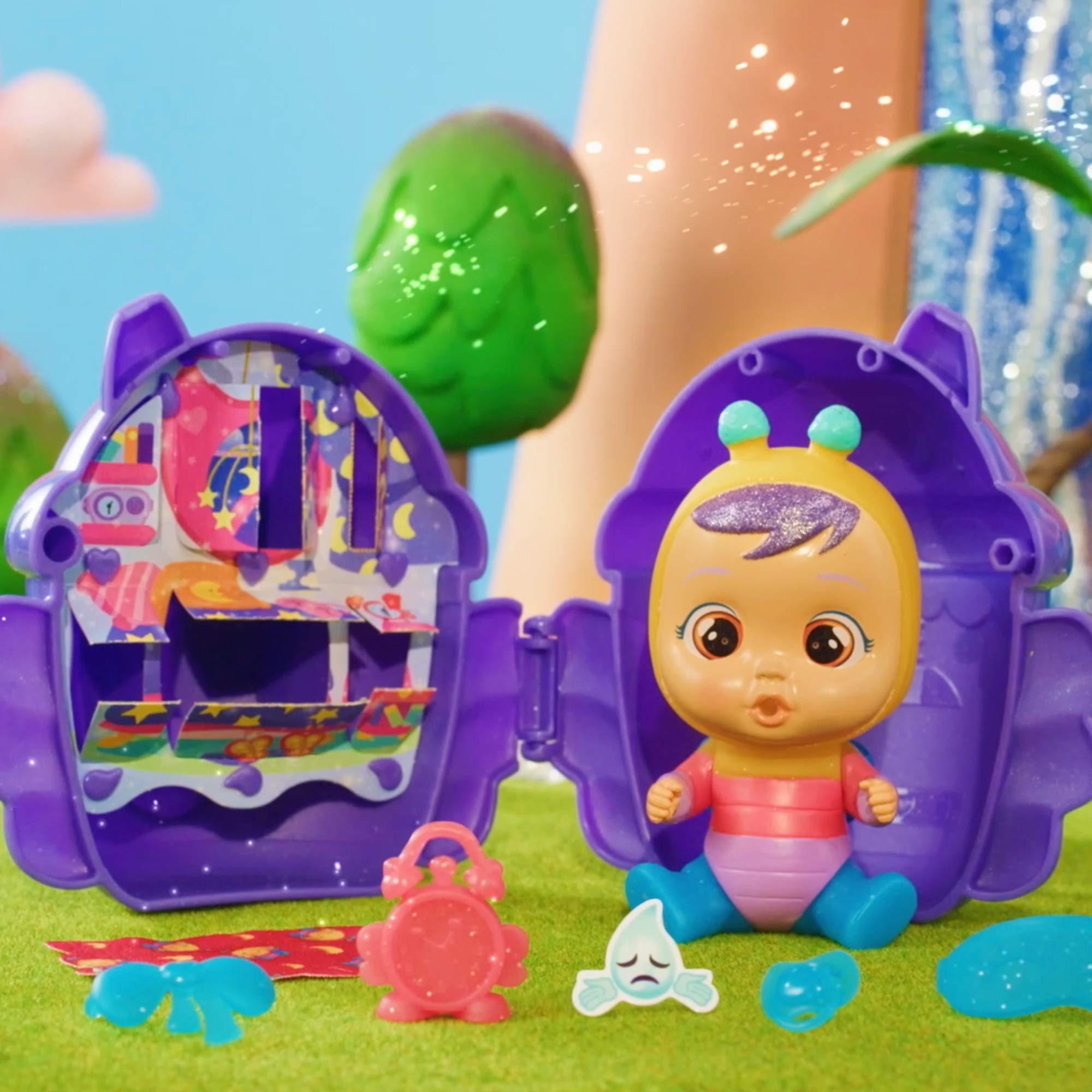 Cry Babies Magic Tears Casetta Alata Mini Bambola Glitter