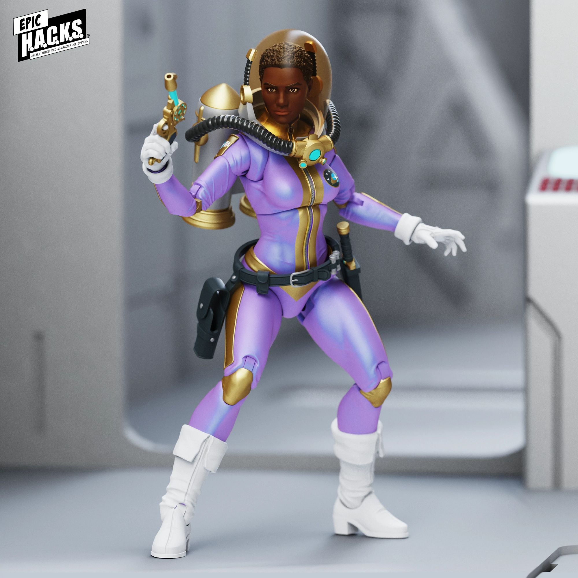 Boss Fight Studio Epic Hacks Roxy London action figure