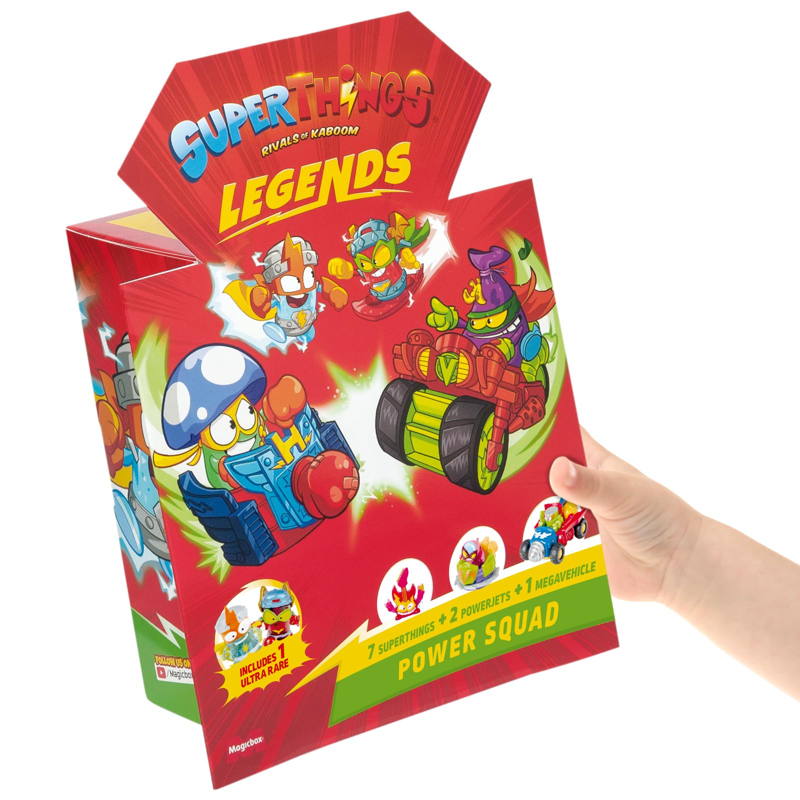 Superthings Legends Power Squad super pack personaggi con ultra raro