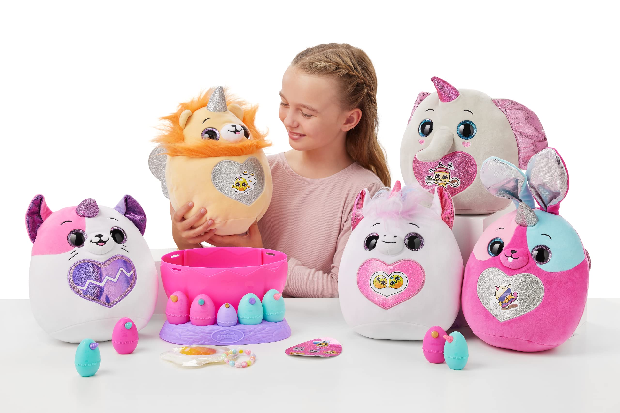Rainbocorns Eggzania peluche elefante Peanuts 28 cm 20 sorprese