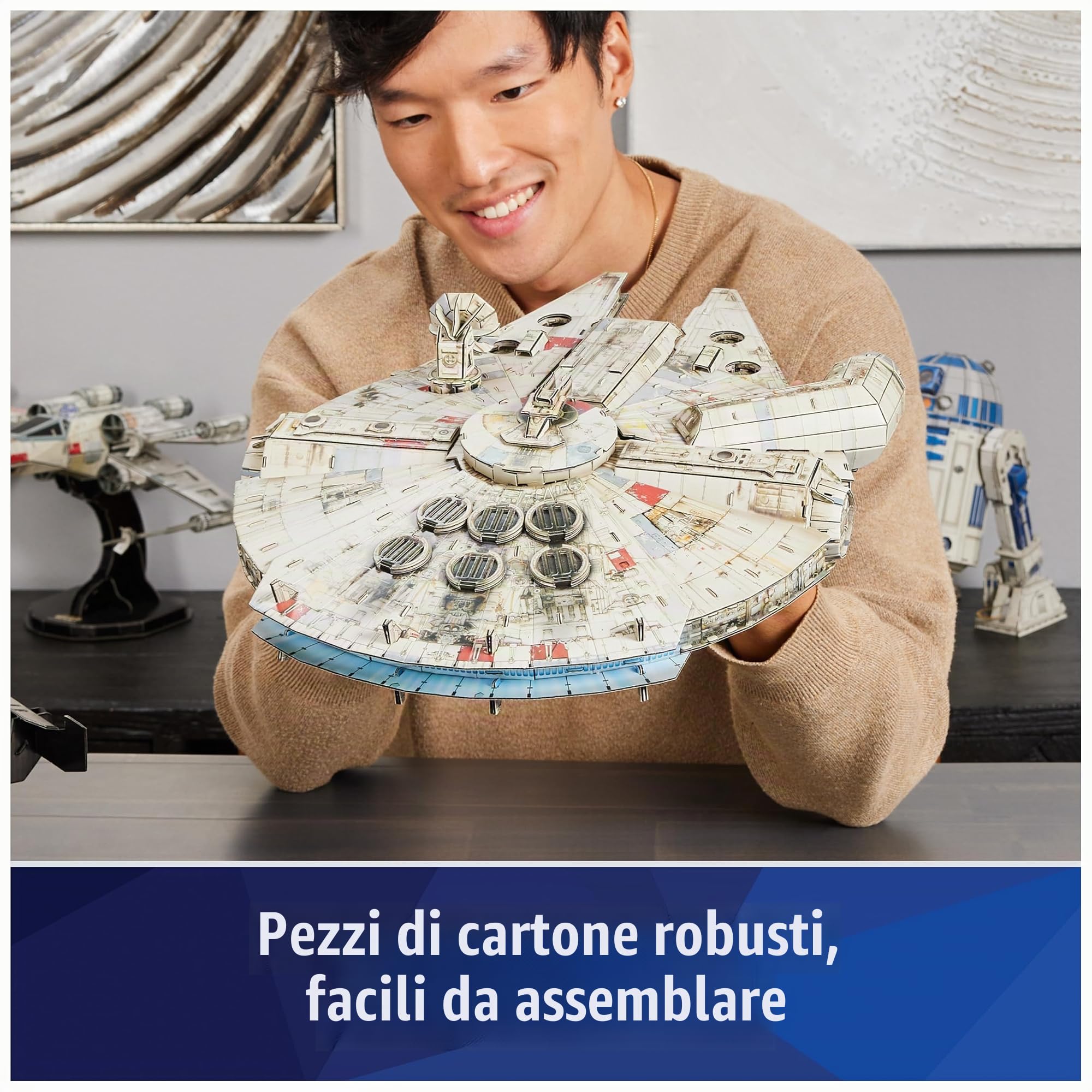 4D Build Star Wars Millennium Falcon puzzle 3D 223 pezzi modello