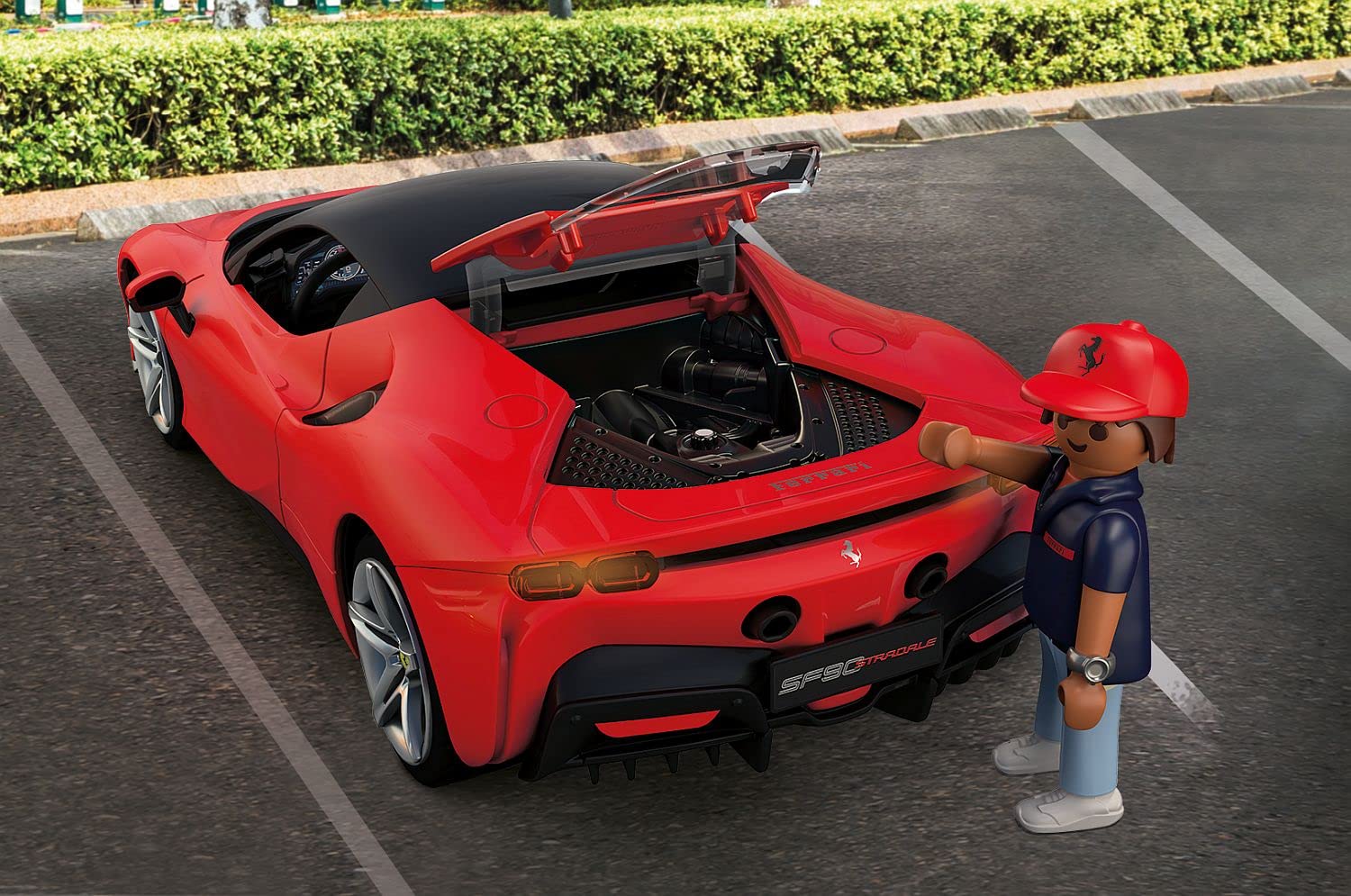 PLAYMOBIL 71020 Ferrari SF90 Stradale macchinina rossa 43 pezzi