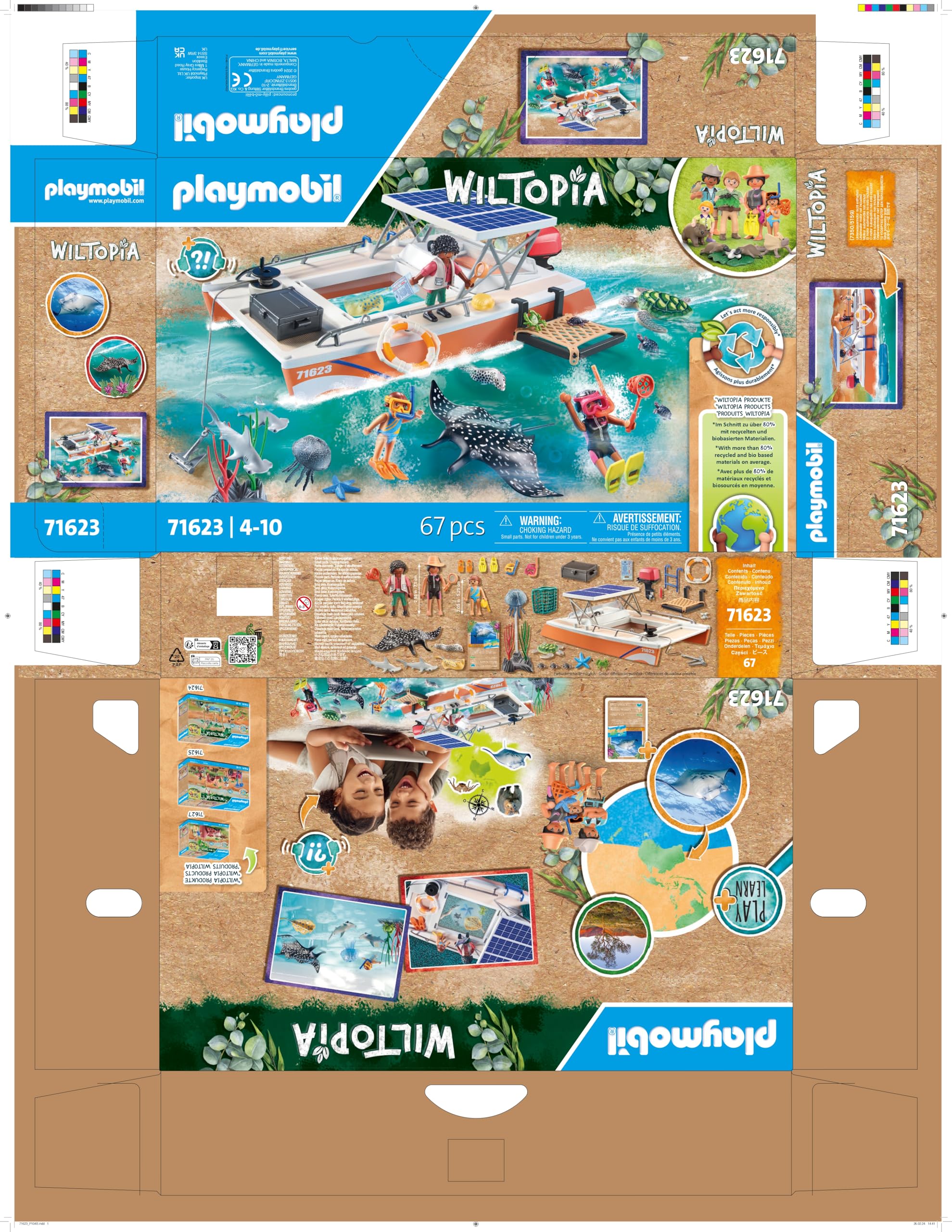 Playmobil Wiltopia 71623 Grande Barriera Corallina 67 pezzi