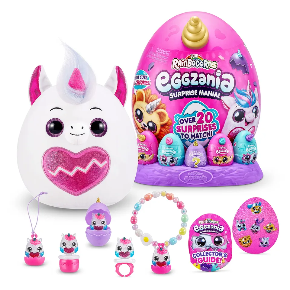 Rainbocorns Eggzania Surprise Mania Peluche Sorpresa Uovo