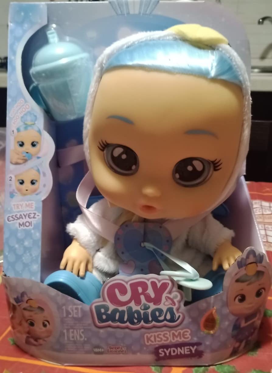 CRY BABIES Kiss Me Sydney pavone bianco bambola 30 cm