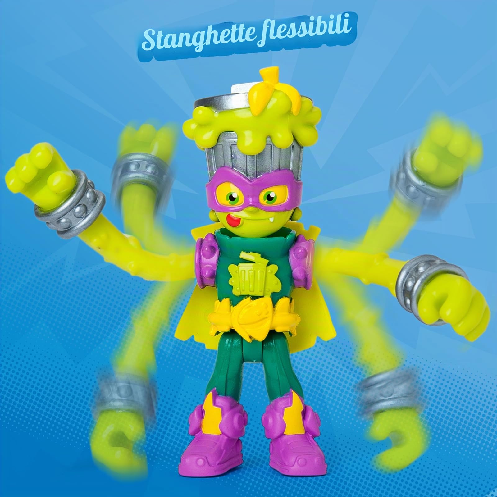 Superthings Kazoom Kids Trasher action figure articolata accessorio