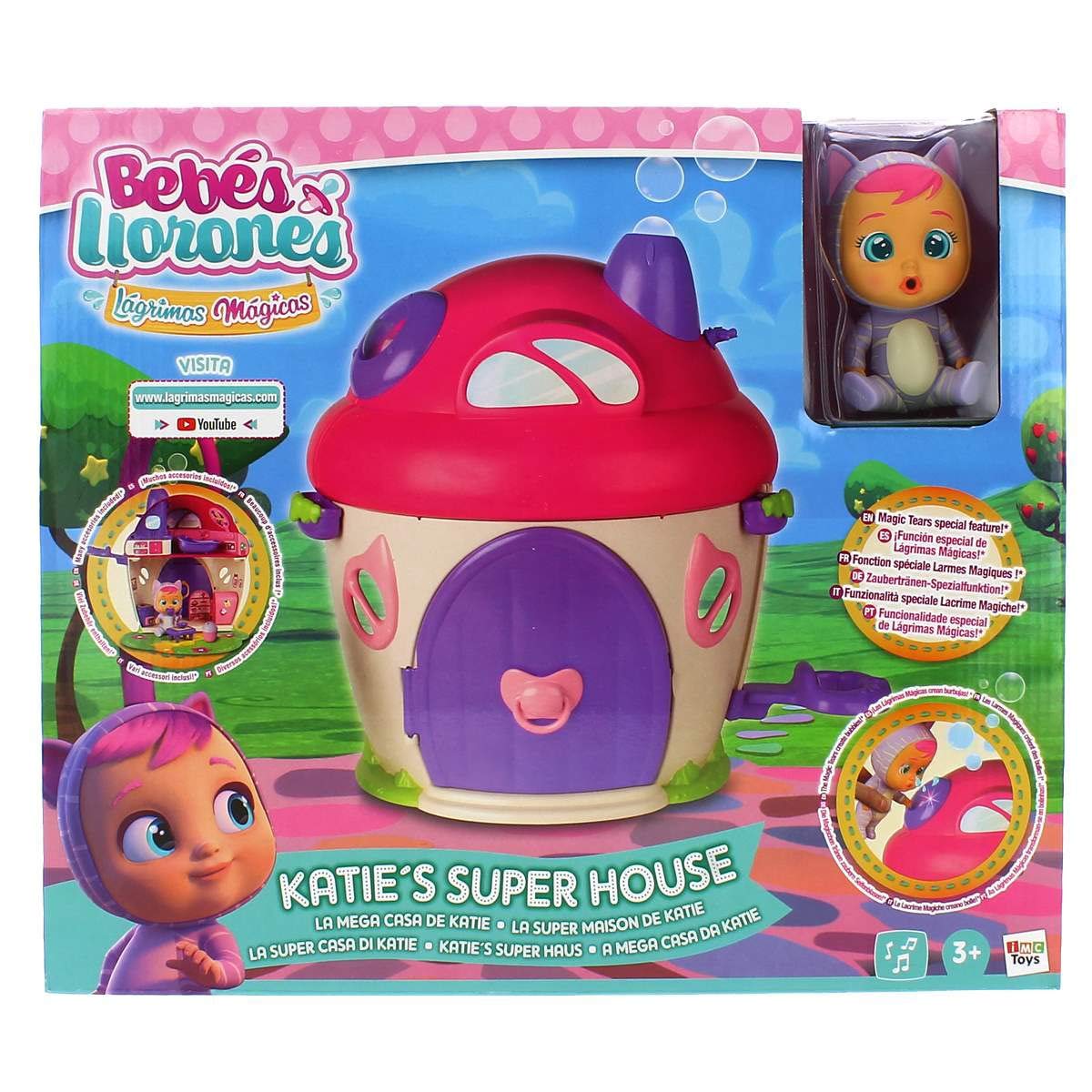 Cry Babies Magic Tears Casa Katie playset bambola 3 anni