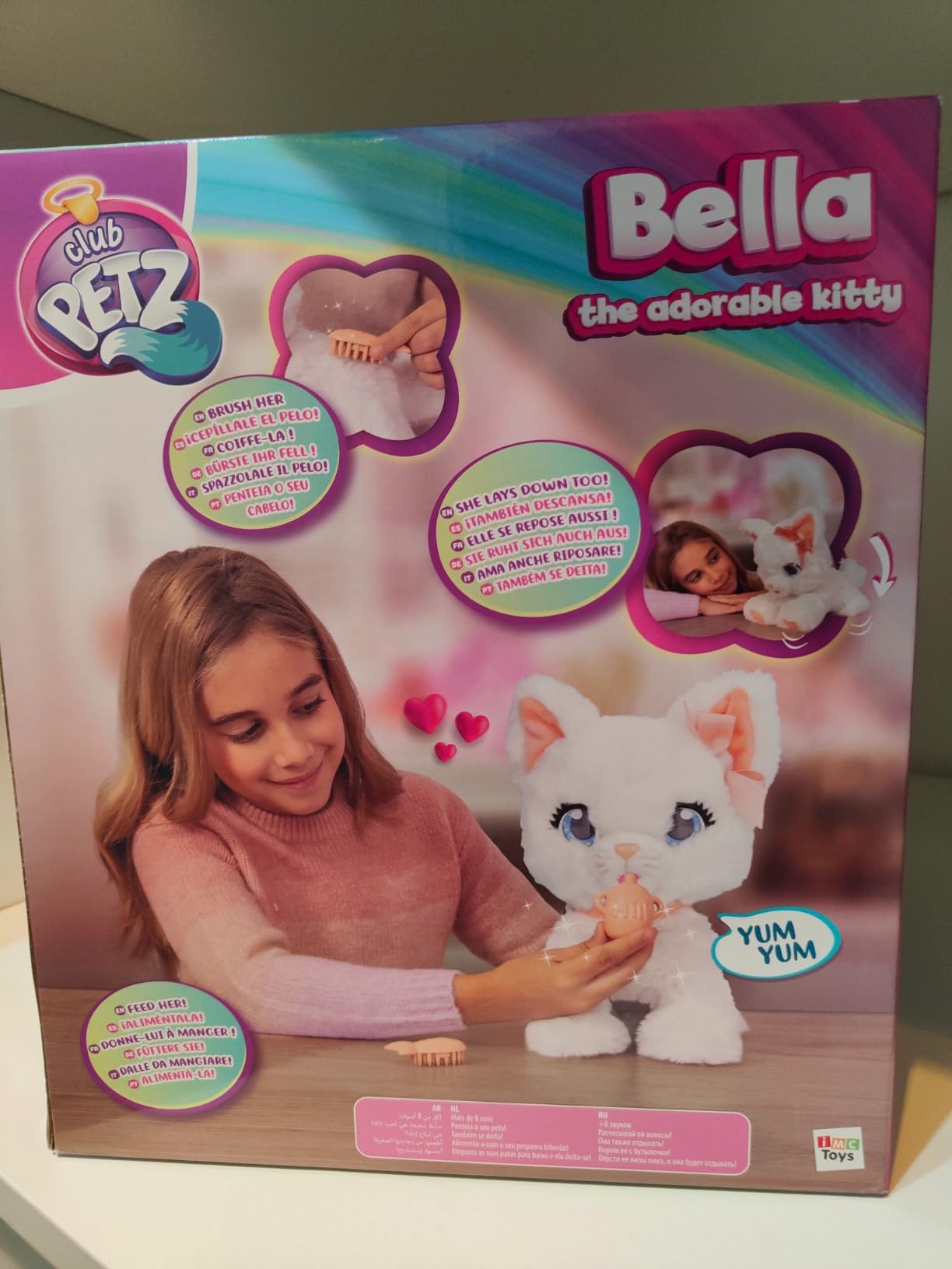 IMC Toys Club Petz Bella Gatto Peluche Interattivo 30 cm