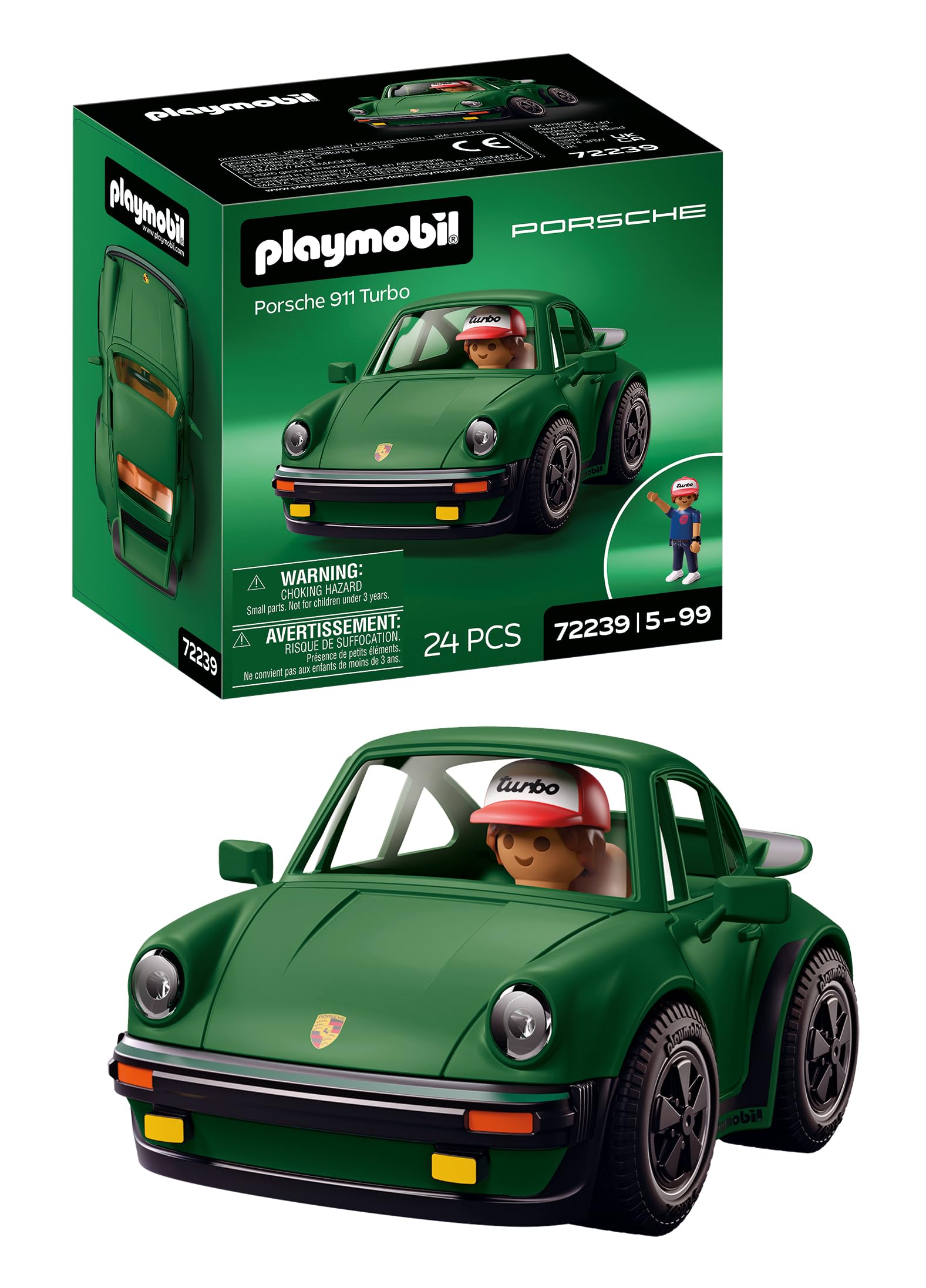 Playmobil Icon Cars Porsche 911 Turbo macchinina 72239 collezione