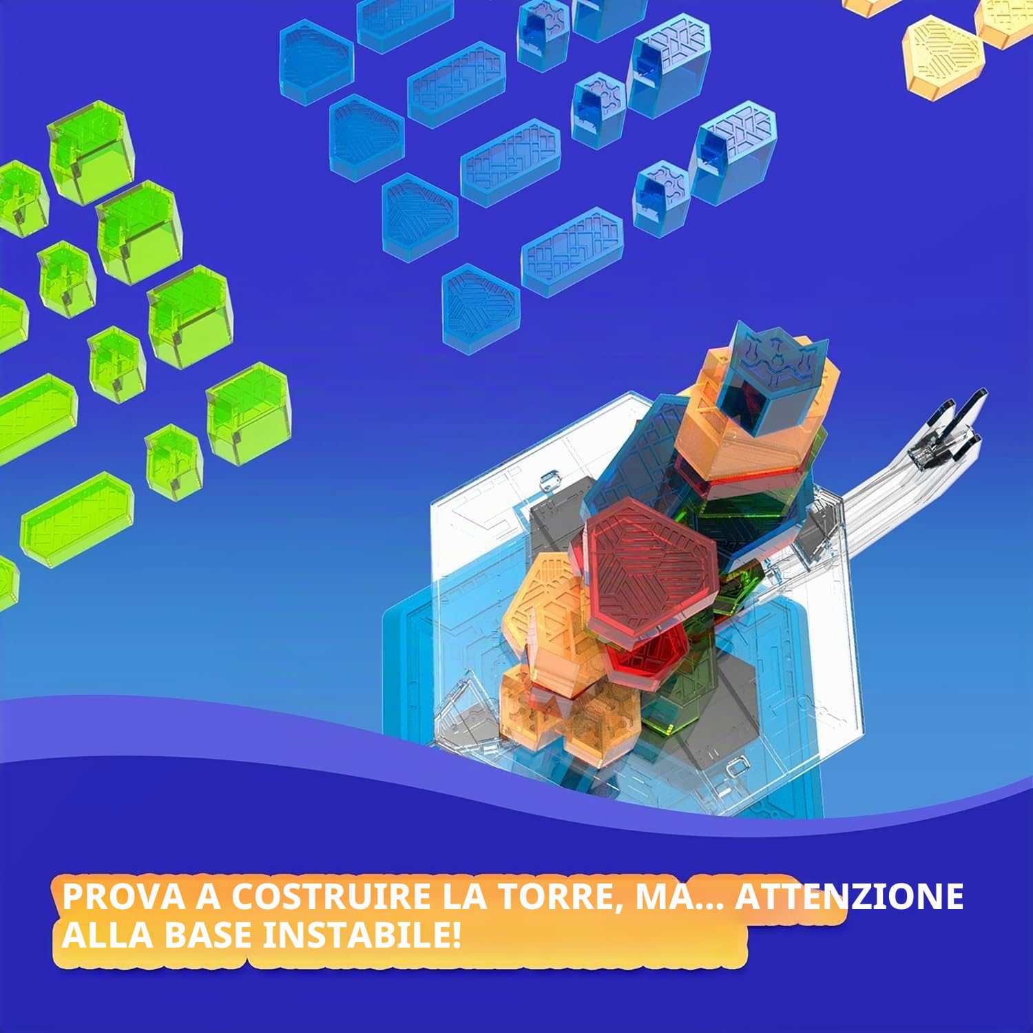 IMC Toys Play Fun Gravity Tower Gioco Torre 48 Blocchi