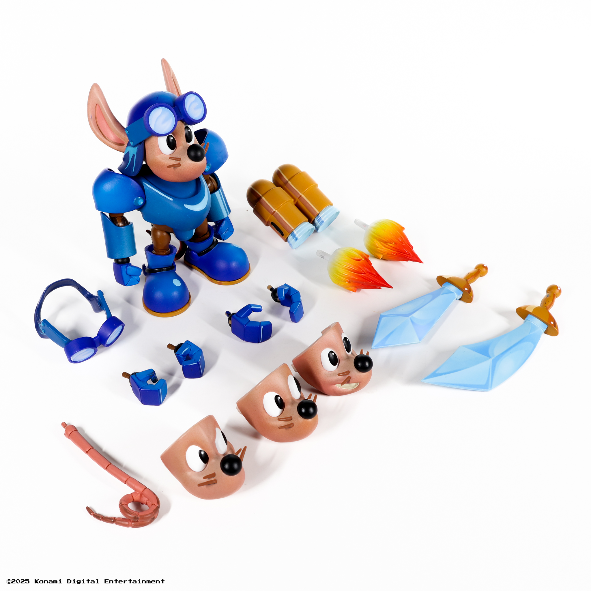 Premium DNA Rocket Knight Sparkster Signature 1/12 Action Figure