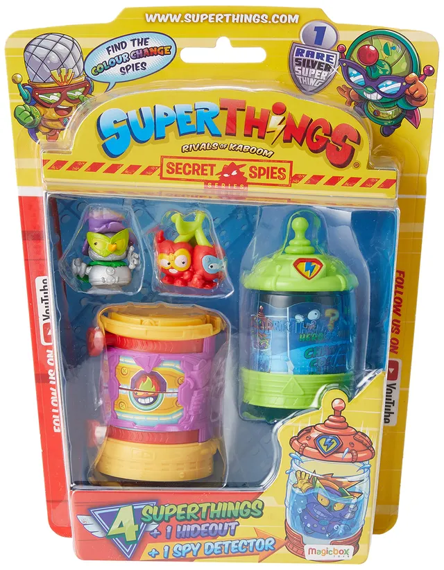 SuperThings Secret Spies blister hideout 4 pezzi detector